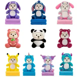 Peluche Almohada Y Cobija Manta Infantil Ideal Viaje Descanso