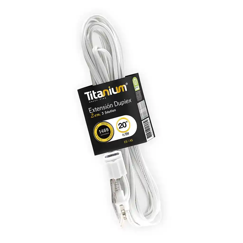 Extensión Eléctrica 6.1 Metro Mercury 3 Salidas 2x14 Polarizada Tierra