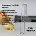 Pelapapas Acero Inoxidable Fácil Seguro Sin Esfuerzo 17 cm.