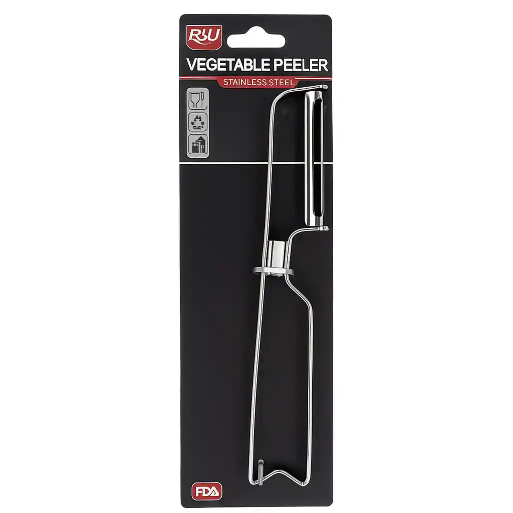 Pelapapas Acero Inoxidable Fácil Seguro Sin Esfuerzo 17 cm.