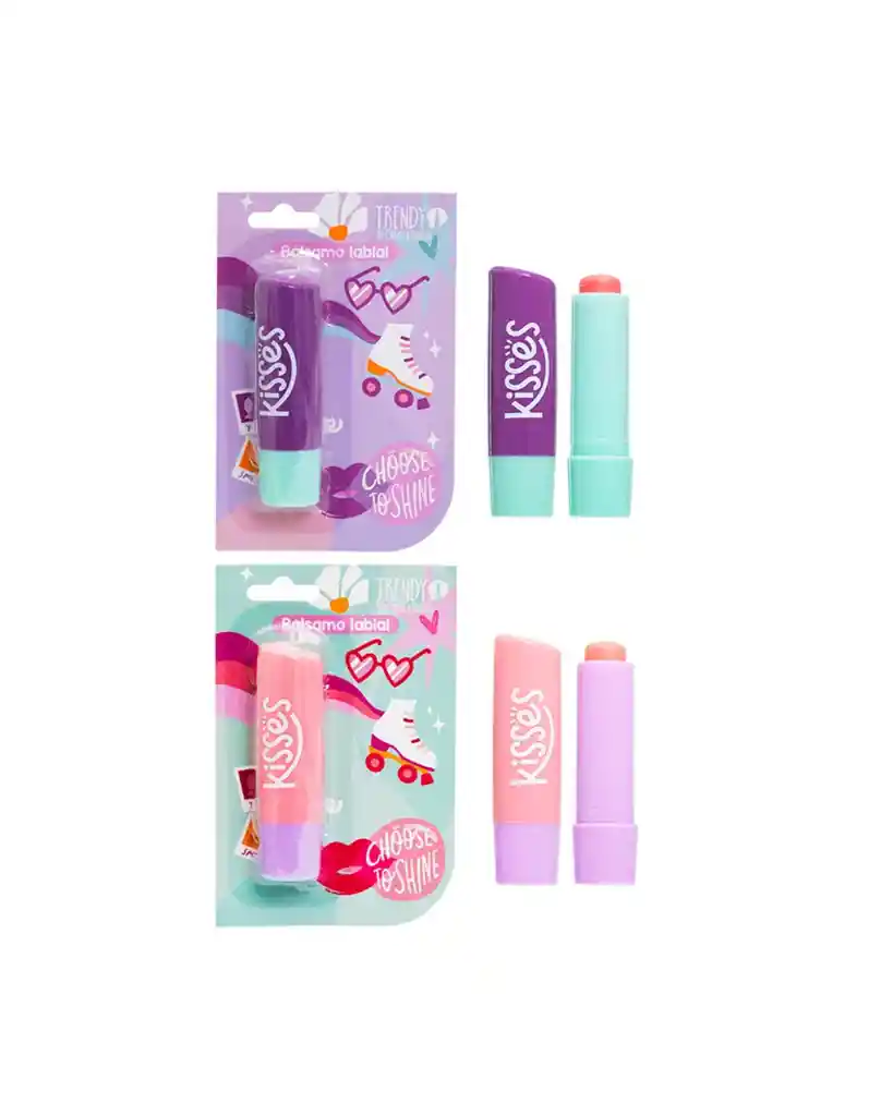 Brillo Lip Balm Kisses Sin Color