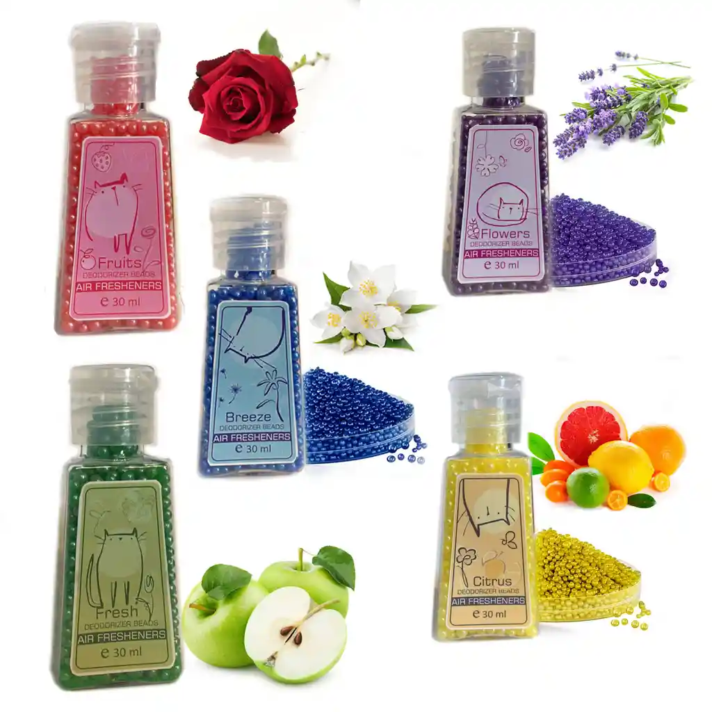 Perlas Desodorizantes Para Arena De Gato De Aromas Surtidas