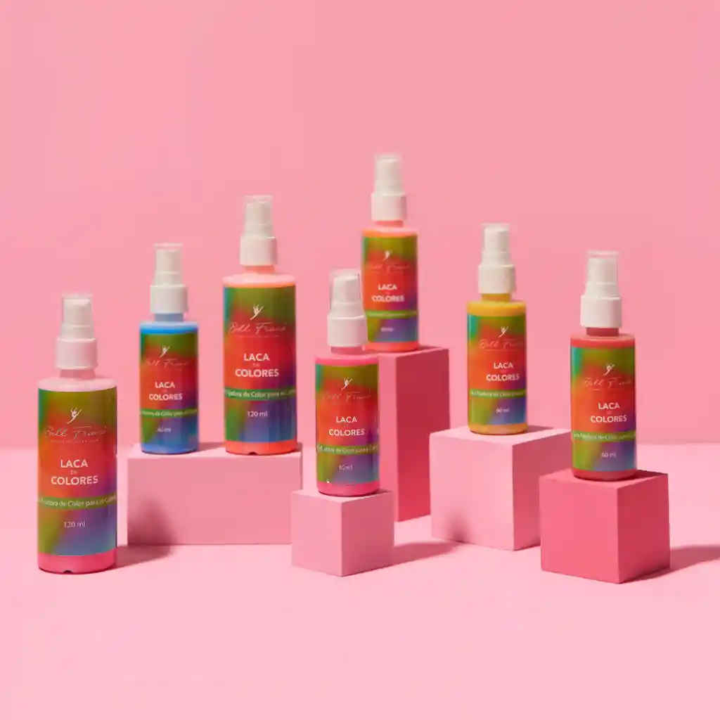 Laca Plateado Spray Temporal Para Cabello (120ml)