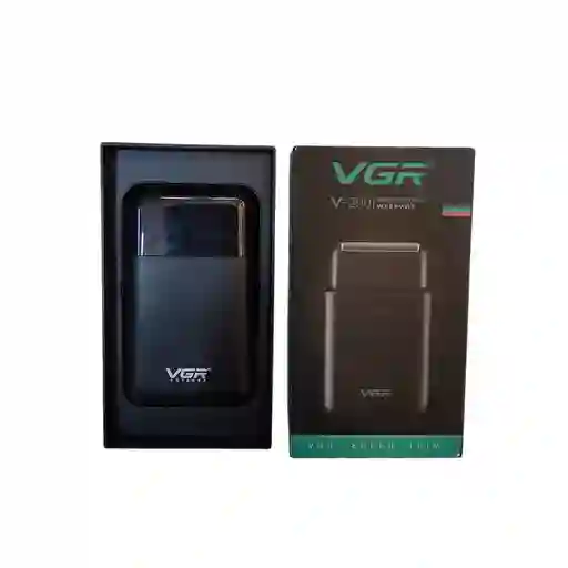 Maquina Afeitadora Rasuradora Inalambrica Negra Recargable Vgr V-390