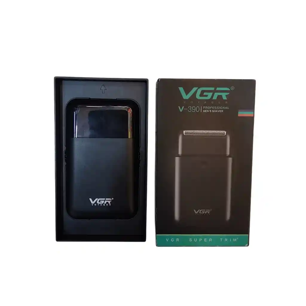 Maquina Afeitadora Rasuradora Inalambrica Negra Recargable Vgr V-390