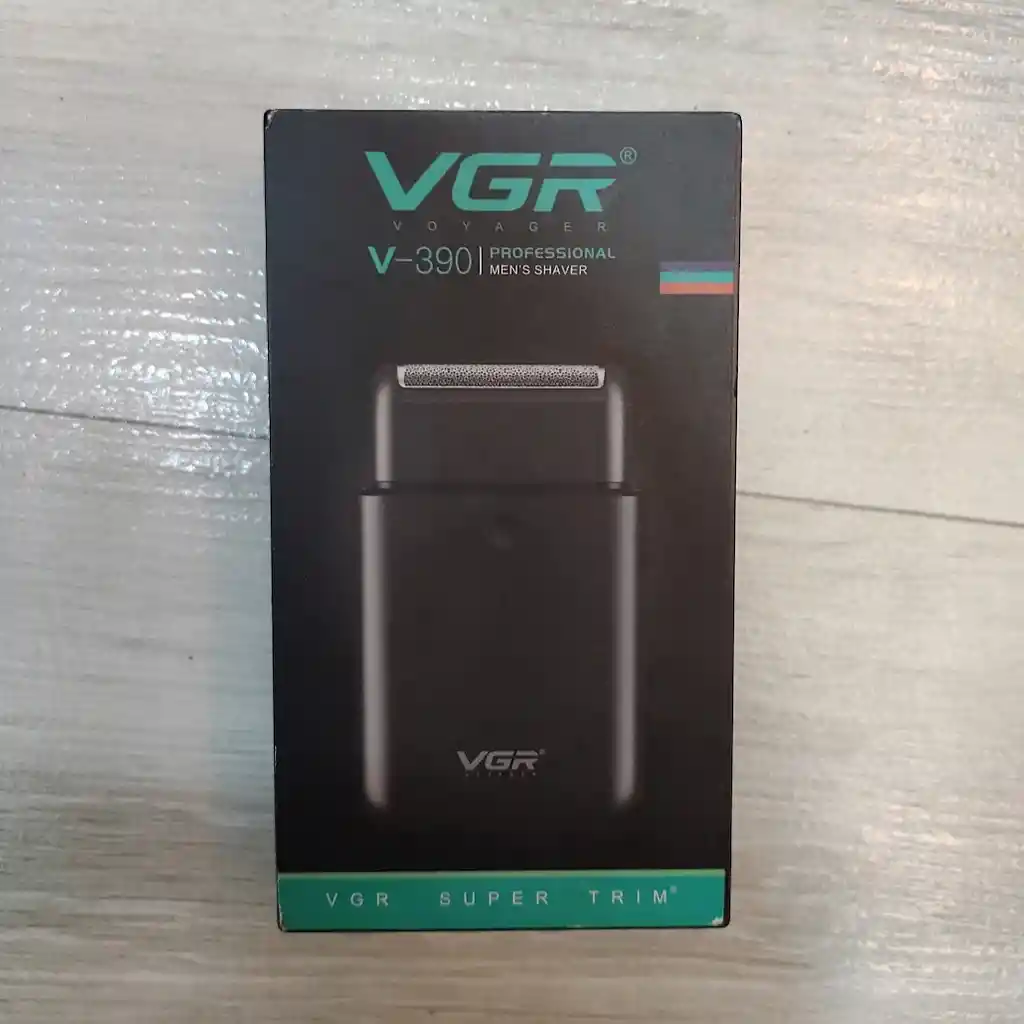 Maquina Afeitadora Rasuradora Inalambrica Negra Recargable Vgr V-390