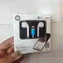 Audifonos Blancos Con Cable Manos Libres Conector Lightning Entrada Iphone