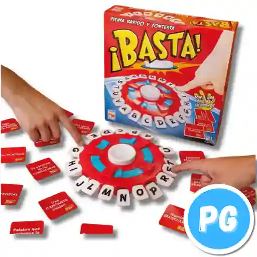 Juego Mesa Basta! De Palabras Y Agilidad Grande