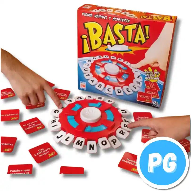 Juego Mesa Basta! De Palabras Y Agilidad Grande