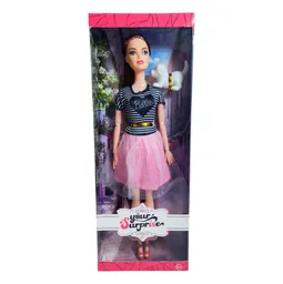 Muñeca Vestido De Encaje + Accesorio Juguete Niña