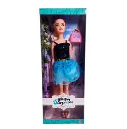 Muñeca Vestido De Encaje + Accesorio Juguete Niña