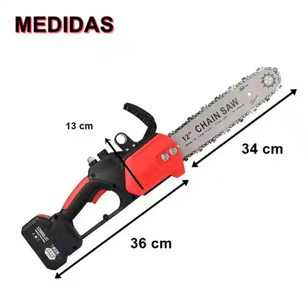 Mini Sierra Motosierra Inalámbrica 2 Baterías 48v