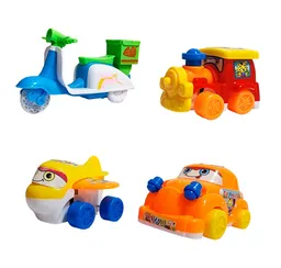 Avion Carro Tren Motocicleta De Cuerda Juguete Interactivo