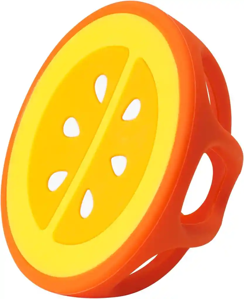 Mordedor Sensorial De Silicona En Forma De Naranja Para Bebés