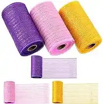 Cinta Malla Morada - Dorado