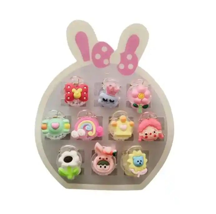 Estuche Con Pinzas Caimanes Broches De Plástico Para El Cabello