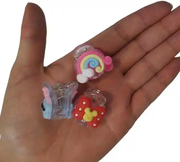 Unidad Pinzas Caimanes Broches De Plastico Para El Cabello