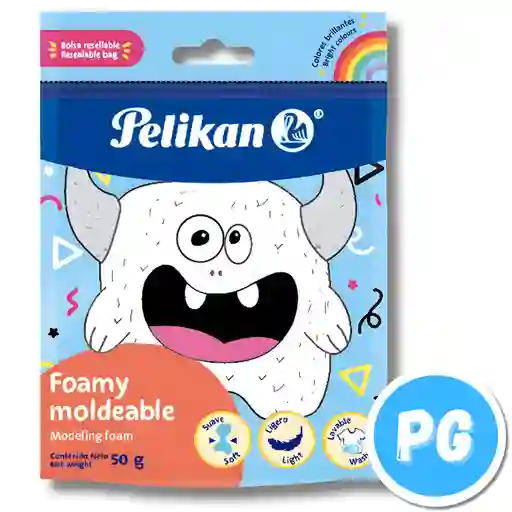 Paquete Fomi Moldeable Pelikan X50 Gramos Blanco