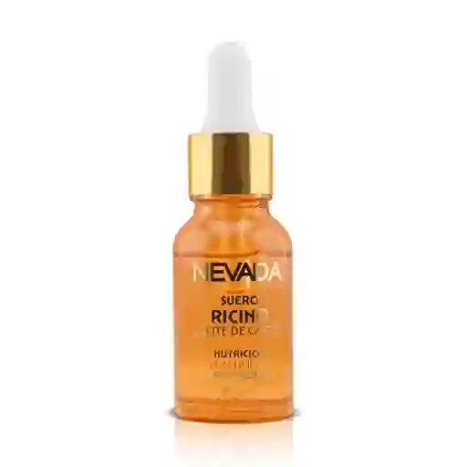 Nevada Serum De Aceite De Ricino Con Ácido Fólico Y Vitaminas E Y B12, Cabello, Pestañas Y Cejas 0.5 Oz 15 Ml