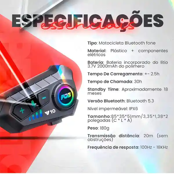 Intercomunicador Para Casco De Moto Bt Para Moto Bt31