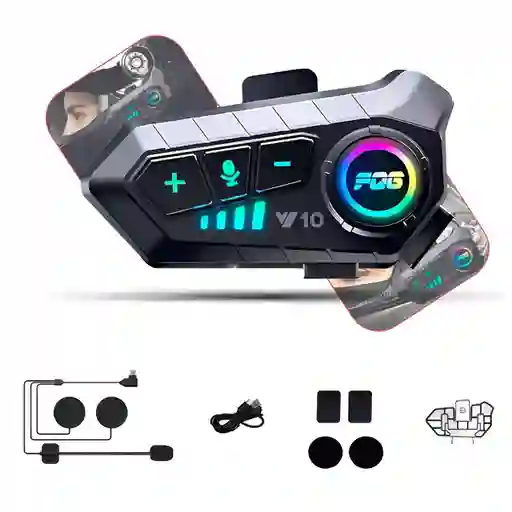 Intercomunicador Para Casco De Moto Bt Para Moto Bt31