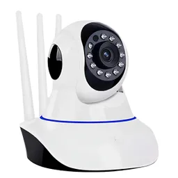 Cámara Ip De Seguridad 360 Robótica Wifi 3 Antenas