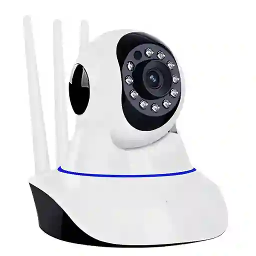 Cámara Ip De Seguridad 360 Robótica Wifi 3 Antenas
