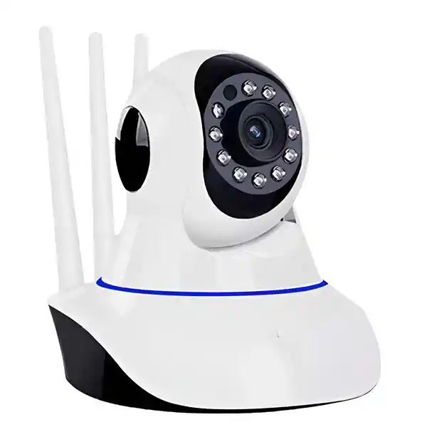 Cámara Ip De Seguridad 360 Robótica Wifi 3 Antenas