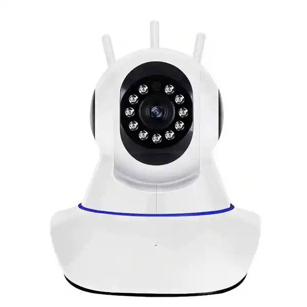 Cámara Ip De Seguridad 360 Robótica Wifi 3 Antenas