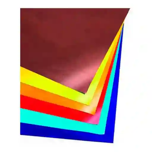 Papel Silueta Pliego Colores X12