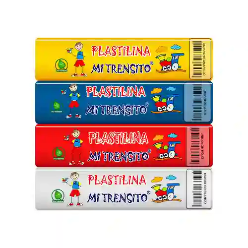 Plastilina Barra 32cc Colores Mi Trensito