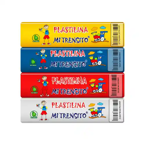 Plastilina Barra 32cc Colores Mi Trensito