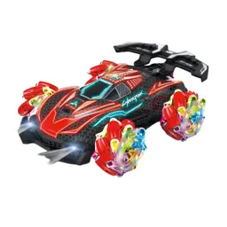 Carro Deportivo Luces Con Control Remoto Y Control De Mano