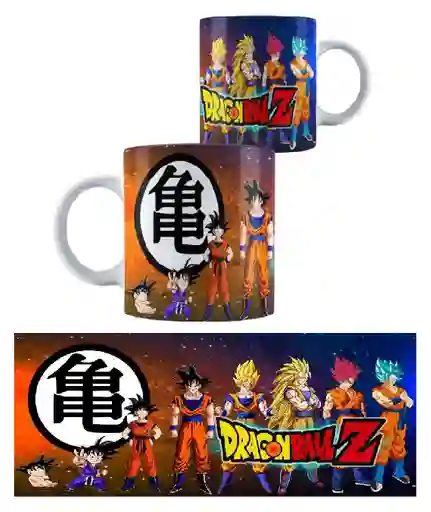 Mug Dragon Ball Taza Estampada Dragon Ball Pocillo