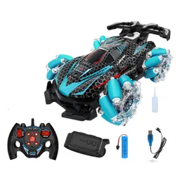 Carro Deportivo Luces Con Control Remoto Y Control De Mano