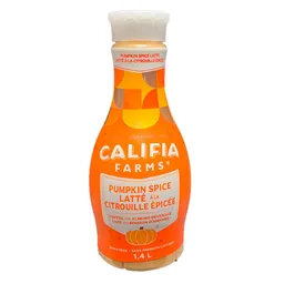 Califa Farms Café Latte Con Leche De Almendras Y Especias De Calabaza 1.4 L