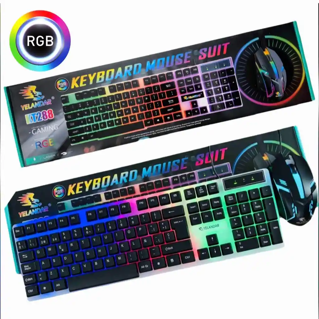 Teclado Y Mouse Gamer Retroiluminado Para juegos , Trabajo Y Mas...