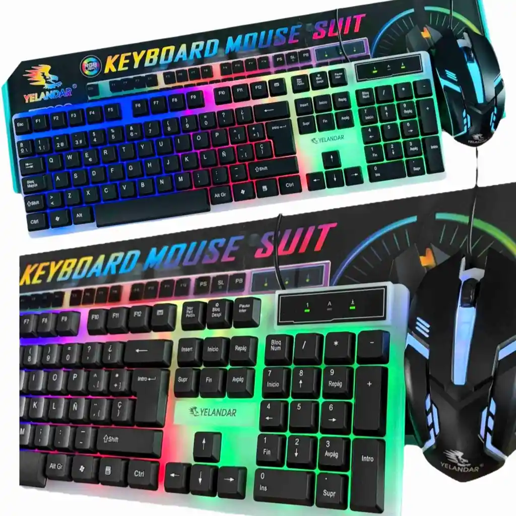 Teclado Y Mouse Gamer Retroiluminado Para juegos , Trabajo Y Mas...