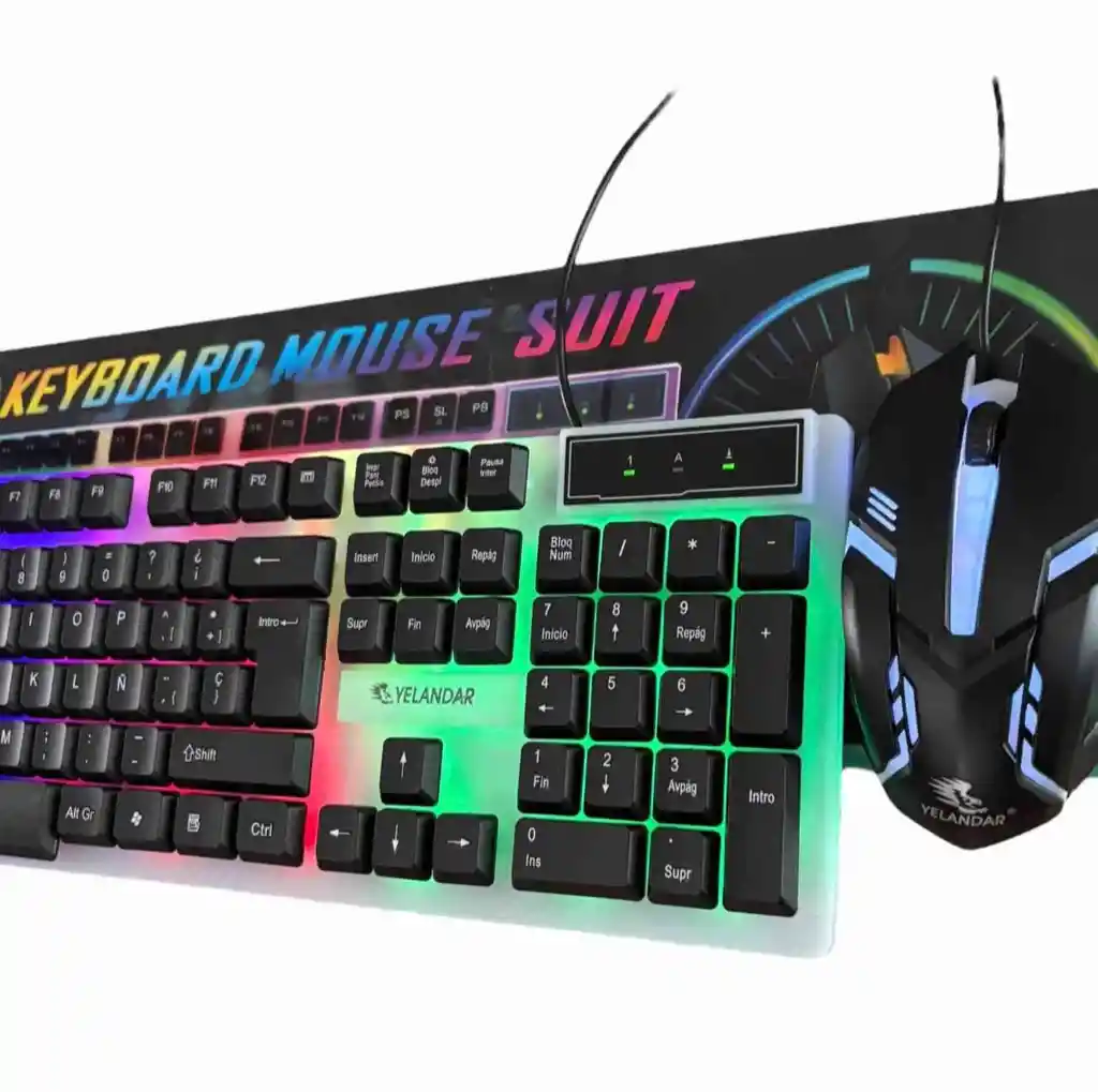 Teclado Y Mouse Gamer Retroiluminado Para juegos , Trabajo Y Mas...