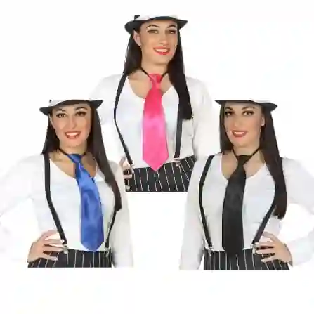 Corbata Unisex Accesorios Para Disfraces
