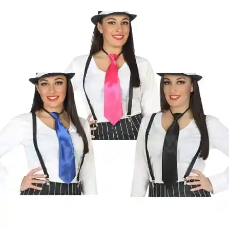 Corbata Unisex Accesorios Para Disfraces