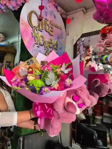 Buchon Exotico Con Peluche Lotso Y Ferrero