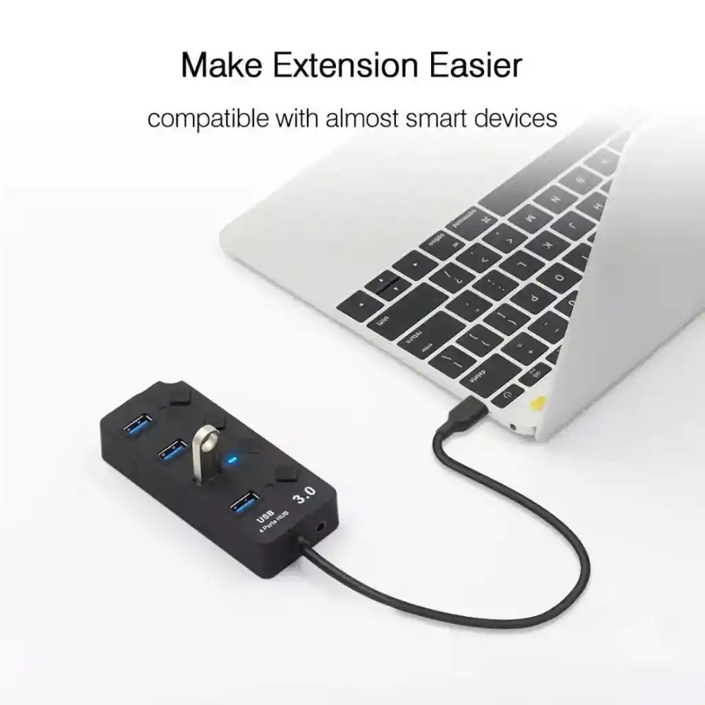 Multiplicador De Puertos Usb Lj-54 Hub