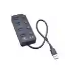 Multiplicador De Puertos Usb Lj-54 Hub