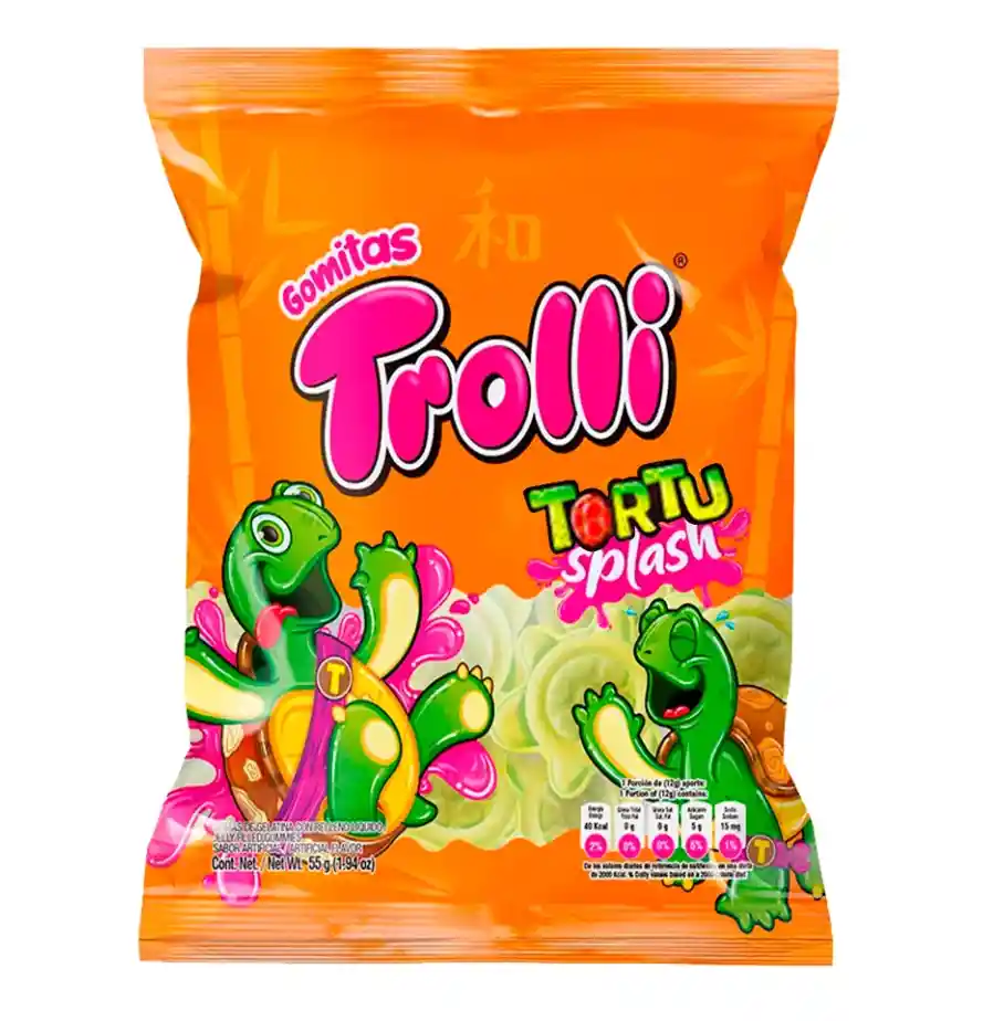 Gomitas Trolli Tortu Splash X 63 G
