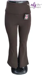 Pantalon Bota Campana Marron Licra