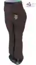 Pantalon Bota Campana Marron Licra