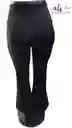 Pantalon Bota Campana Negro Licra