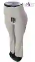 Pantalon Bota Campana Beige Licra