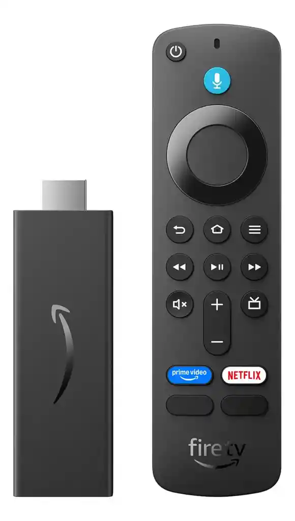 Amazon Fire Tv Stick De Voz 3.ª Generación Full Hd 8gb Negro Con 1gb De Memoria Ram